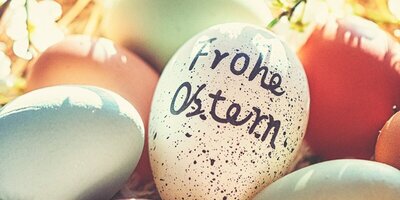 Frohe Ostern Ostereier